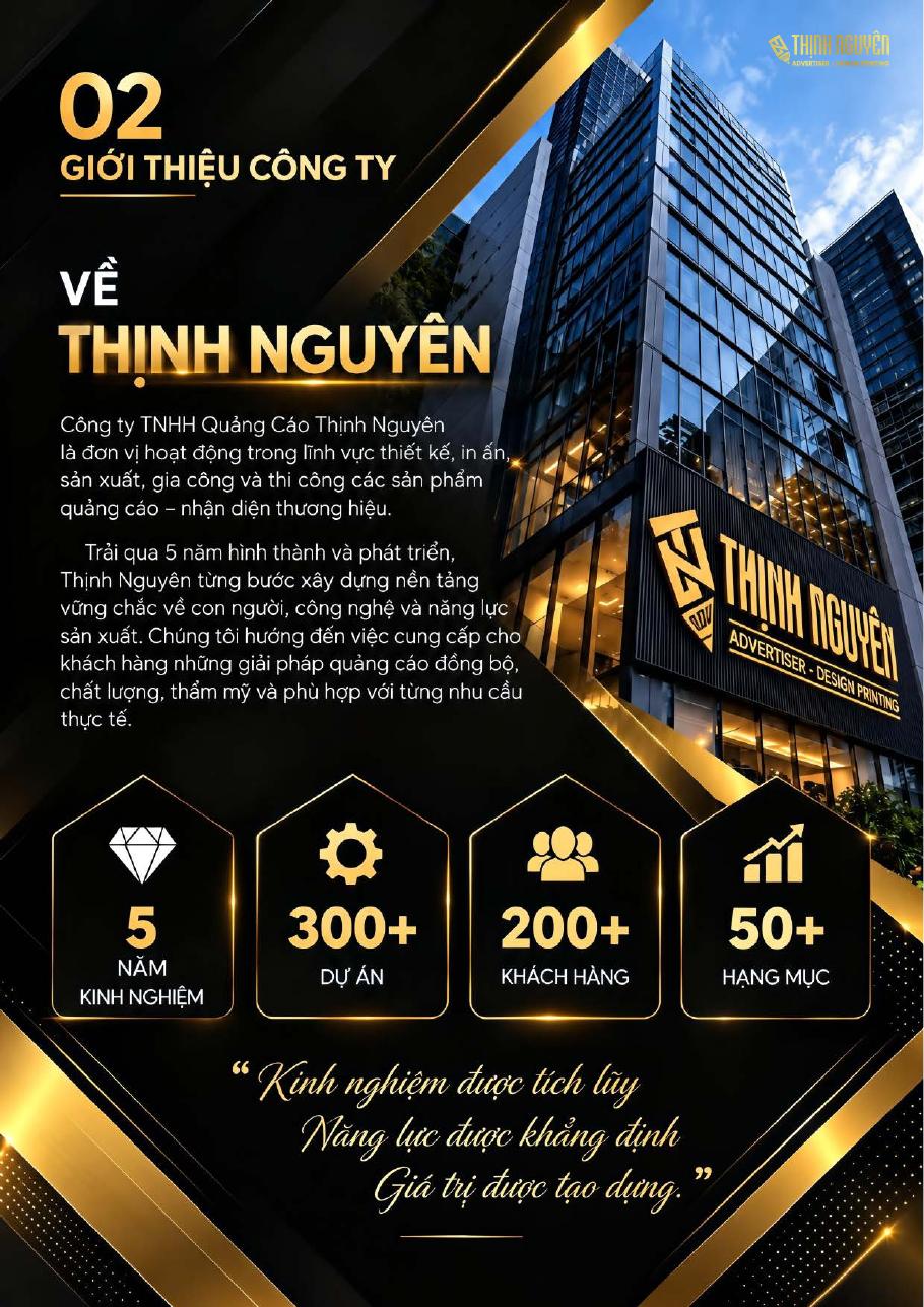 Profile công ty Thịnh Nguyên – Giới thiệu